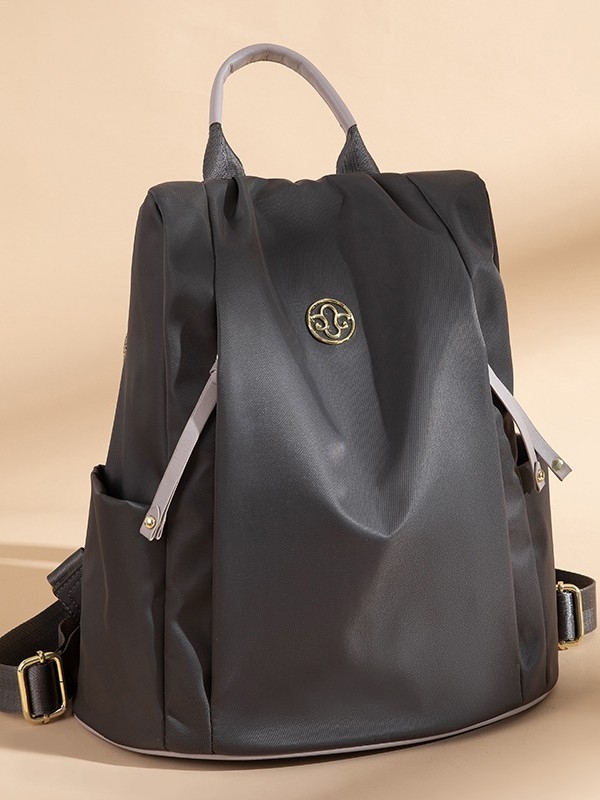 Rucsac de călătorie pentru femei, stil navetă de afaceri, material Oxford, fermoar, buzunare interne pentru telefon și documente, buzunar laminat cu fermoar, respirabil, impermeabil