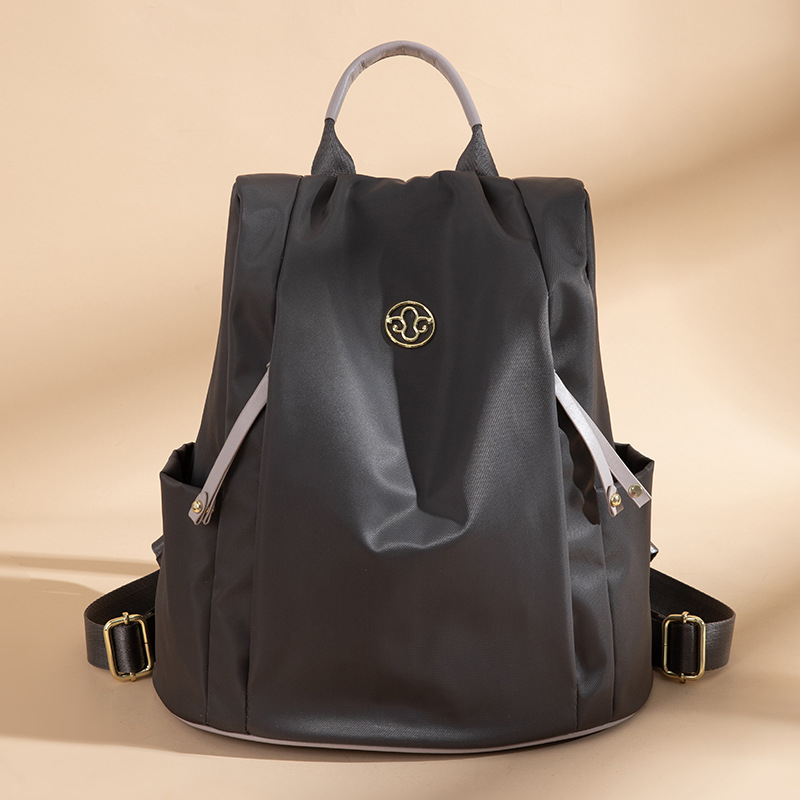 Rucsac de călătorie pentru femei, stil navetă de afaceri, material Oxford, fermoar, buzunare interne pentru telefon și documente, buzunar laminat cu fermoar, respirabil, impermeabil