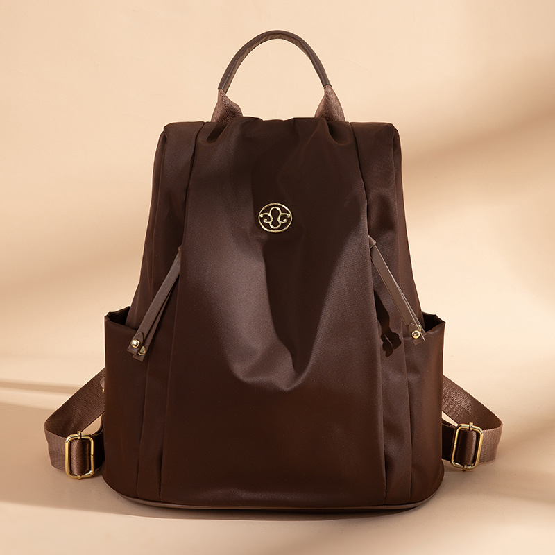 Rucsac de călătorie pentru femei, stil navetă de afaceri, material Oxford, fermoar, buzunare interne pentru telefon și documente, buzunar laminat cu fermoar, respirabil, impermeabil