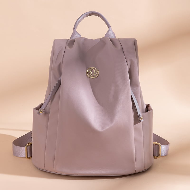 Rucsac de călătorie pentru femei, stil navetă de afaceri, material Oxford, fermoar, buzunare interne pentru telefon și documente, buzunar laminat cu fermoar, respirabil, impermeabil