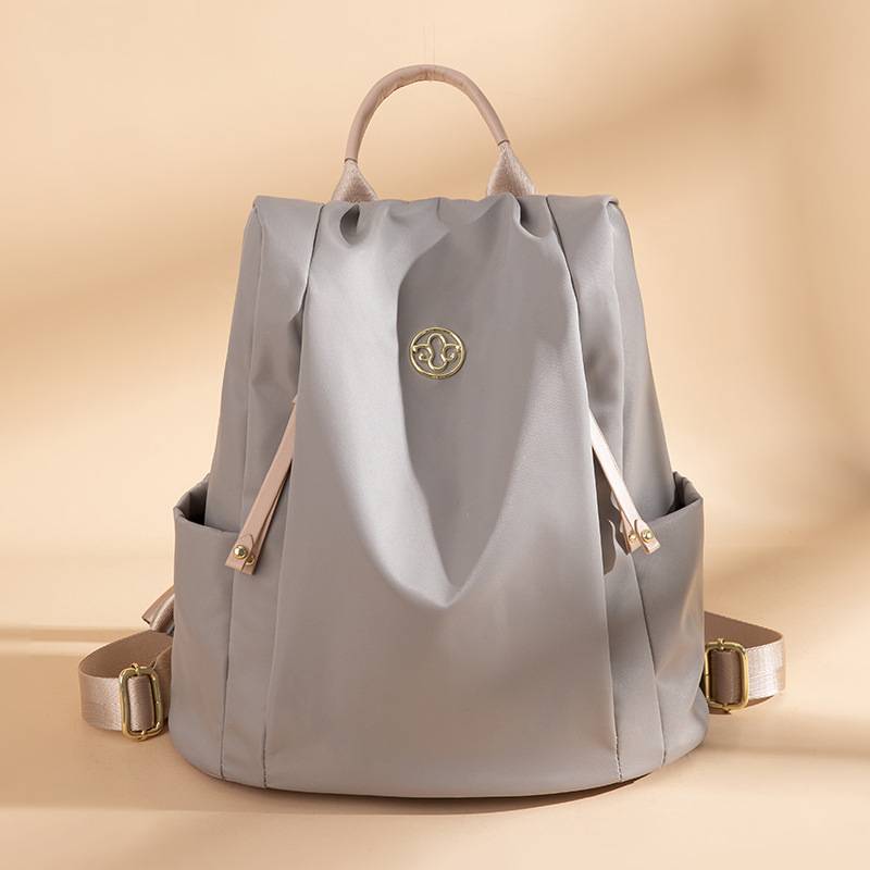 Rucsac de călătorie pentru femei, stil navetă de afaceri, material Oxford, fermoar, buzunare interne pentru telefon și documente, buzunar laminat cu fermoar, respirabil, impermeabil