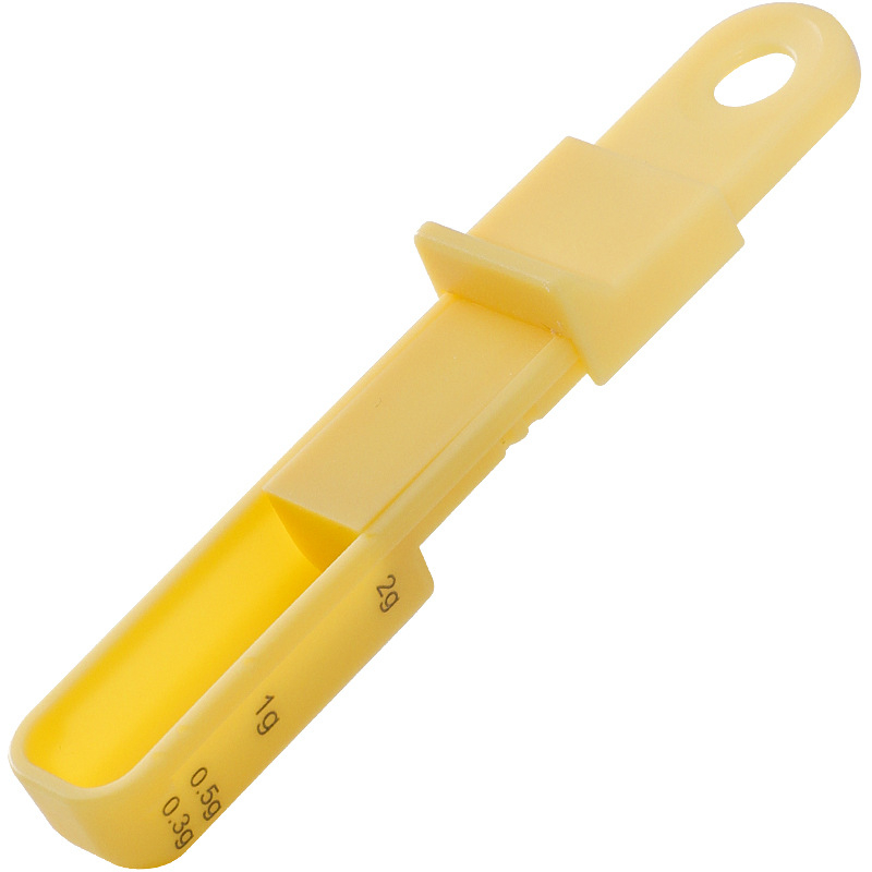 ABS műanyag mérőkanál sóhoz beépített skálával