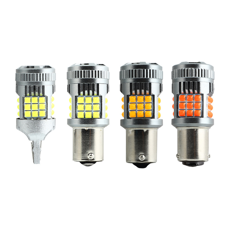 Automobilio LED posūrio signalo žibintas su aušinimo ventiliatoriumi, didelės galios 30W, 12–24V, LED 3030, modelis 1156/1157/T20, tarnavimo laikas 50 000 val.