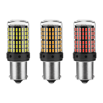 Automobilinė LED stabdomoji šviesa 144SMD, 12-24V, 30W, 3000 lm, 6000K, integruota lemputė, aliuminis + plastikas