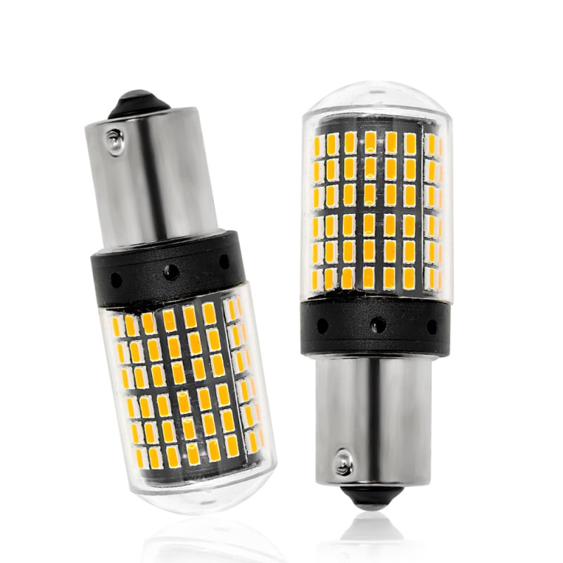 Automobilinė LED stabdomoji šviesa 144SMD, 12-24V, 30W, 3000 lm, 6000K, integruota lemputė, aliuminis + plastikas
