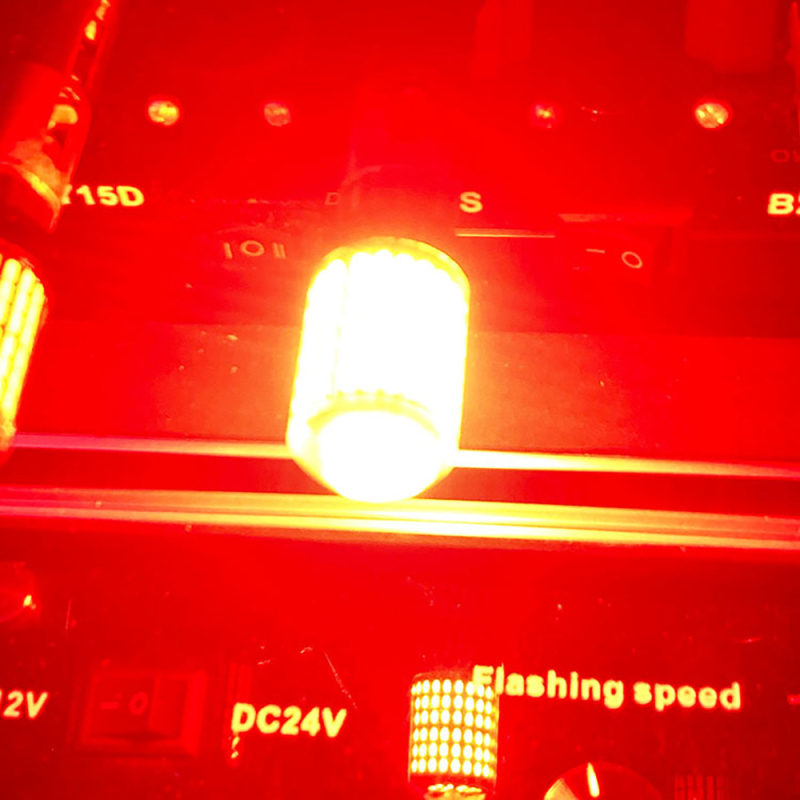 Automobilinė LED stabdomoji šviesa 144SMD, 12-24V, 30W, 3000 lm, 6000K, integruota lemputė, aliuminis + plastikas