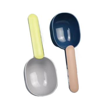 Lingură pentru hrană de animale de companie și lingură de măsurare, cu clips de etanșare, din oțel inoxidabil 316L, mâner din silicon, rezistență la temperaturi înalte