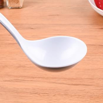 Lingură din plastic, stil japonez, model floral, minimalist modern