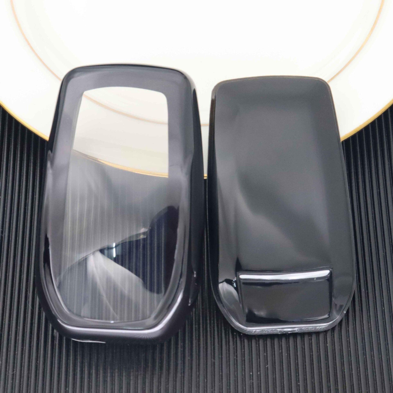 TPU kućište za ključ Toyota — kompatibilno s Camry, Corolla, Levin, Highlander, RAV4; prozirni Model B; bez visećih remena; vrhunski stil