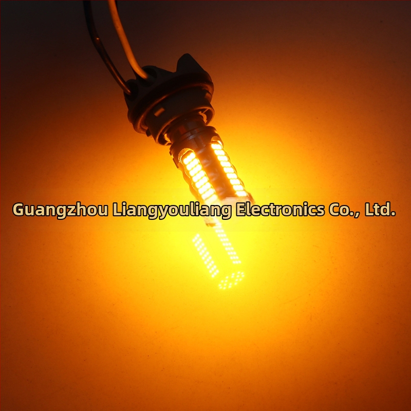 Automobilinis LED posūkio žibintas 1156/1157, 1206 SMD, 850 lm, 6500K, 8.7W, platus įtampos diapazonas 12-48V, skirtas posūkio signalui, stabdymui ir atbulinei šviesai