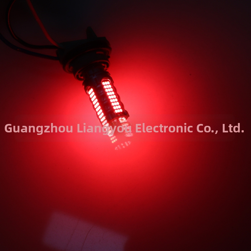 Automobilinis LED posūkio žibintas 1156/1157, 1206 SMD, 850 lm, 6500K, 8.7W, platus įtampos diapazonas 12-48V, skirtas posūkio signalui, stabdymui ir atbulinei šviesai