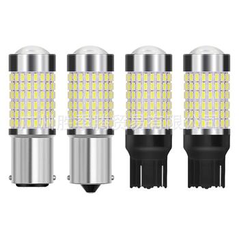 LED automobilių posūkio signalo lemputė 1156/1157/7443/7440, 150° spindulys, 12-24V, 22W, 2200lm