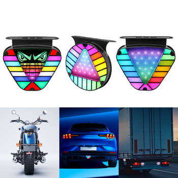 LED stražnje svjetlo za automobile i kamione, model Devil's Eye šareni pilotni signal, 4W, 12-24V, univerzalna kompatibilnost