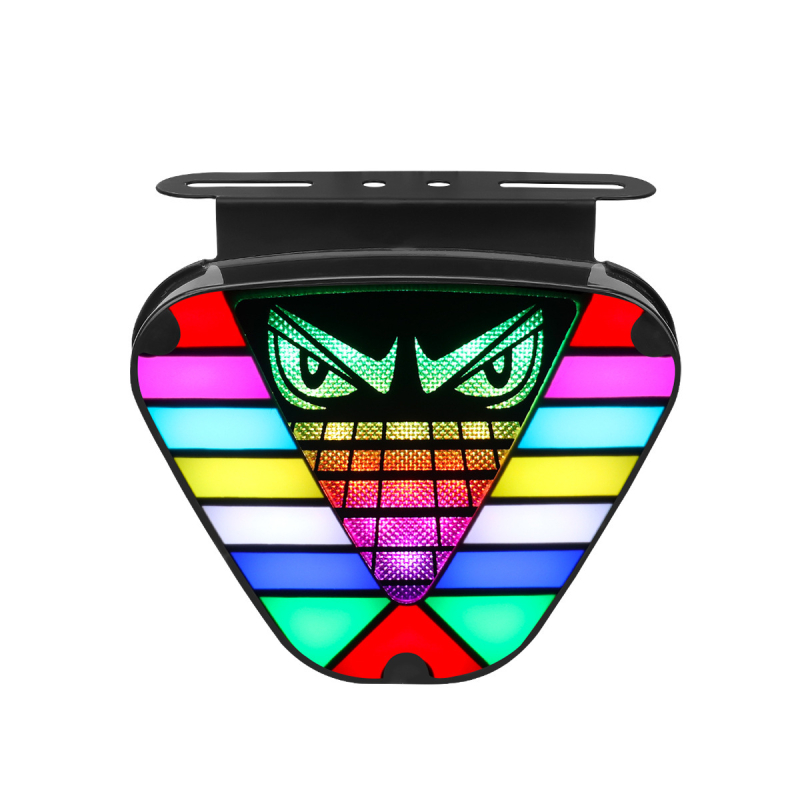 LED stražnje svjetlo za automobile i kamione, model Devil's Eye šareni pilotni signal, 4W, 12-24V, univerzalna kompatibilnost