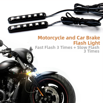 Motociklo stabdžių LED lemputė, modelis 6 LED, 5050 LED, 12V, 6W, 120 lm