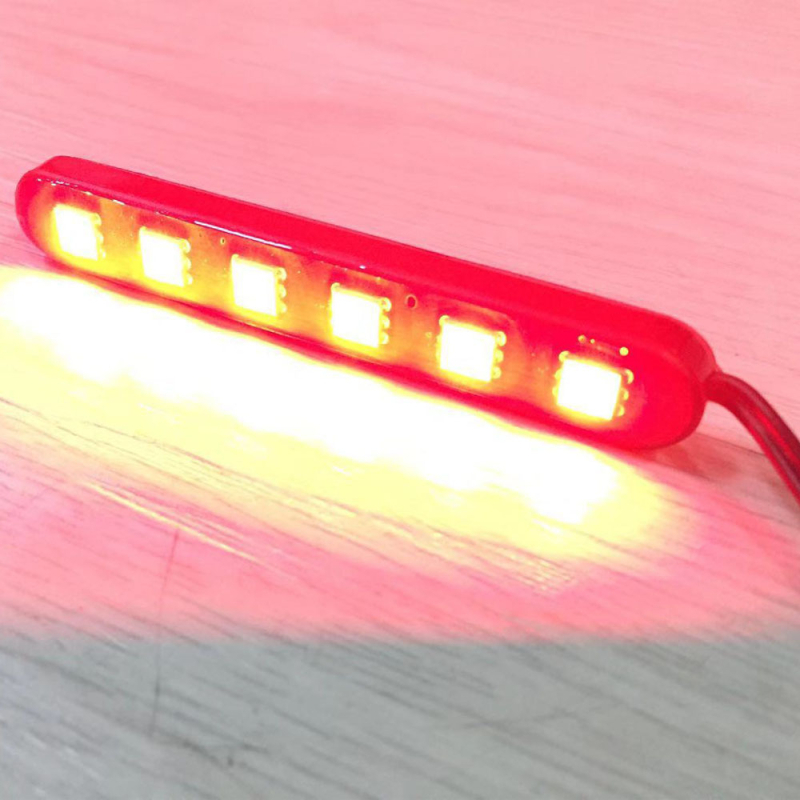 Motociklo stabdžių LED lemputė, modelis 6 LED, 5050 LED, 12V, 6W, 120 lm