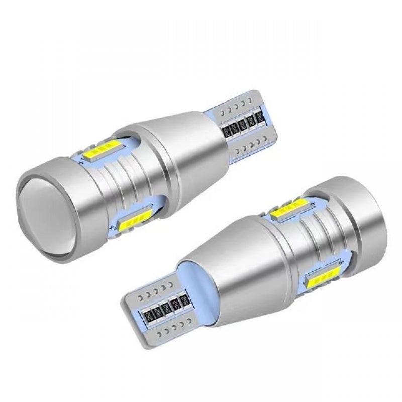 LED automobilio posūkio lemputė 1156/1157/T5/T20/T25, 1860 LED, 9W, 12–24V, Canbus be mirgėjimo