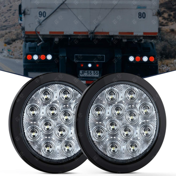 LED stražnje svjetlo za kamione — model 432, 12V, materijal: 304 nehrđajući čelik/PMMA, pogodno za kamione, prikolice i autobuse