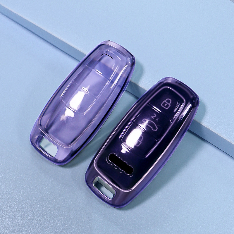 Audi futrola za ključ TPU, prozirna, kompatibilna s A4/A5/A6/A8/Q5L