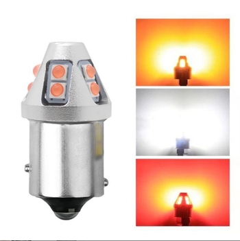 LED lemputė stabdžiams, atbulinei eigai ir posūkio signalui, 12-24V, 10W, 3030 LED, 50 000 h