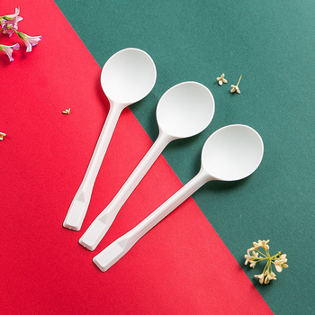 Lingură din lemn pentru copii, stil simplu, pentru mâncare