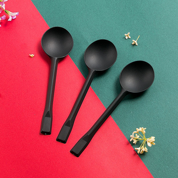 Lingură din lemn pentru copii, stil simplu, pentru mâncare