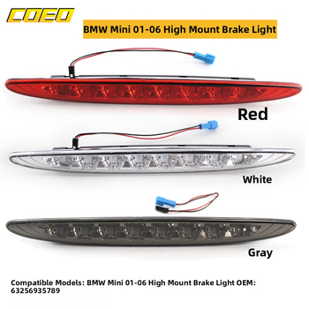 Aukštai montuojama LED stabdymo lemputė BMW Mini 01-06, modelis 63256935789, ABS