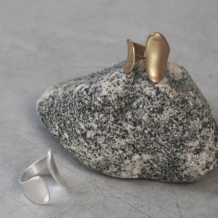 Inel din cupru pentru femei, design geometric, electroplacat, stil minimalist