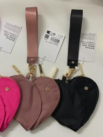 Torba za ključeve u obliku srca, najlon, jednobojni uzorak, ulični stil, unisex