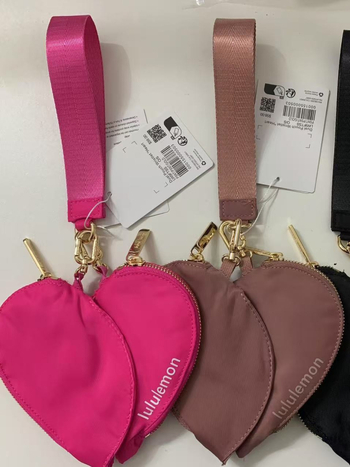 Torba za ključeve u obliku srca, najlon, jednobojni uzorak, ulični stil, unisex