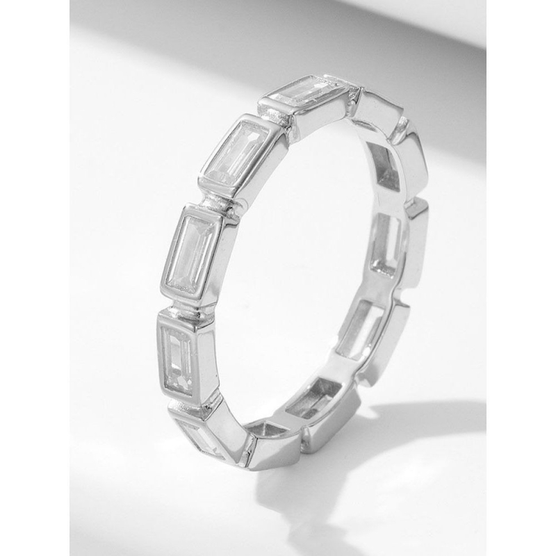 Inel din cupru, design geometric, stil japonez/coreean, placare electrolitică, pentru cuplu