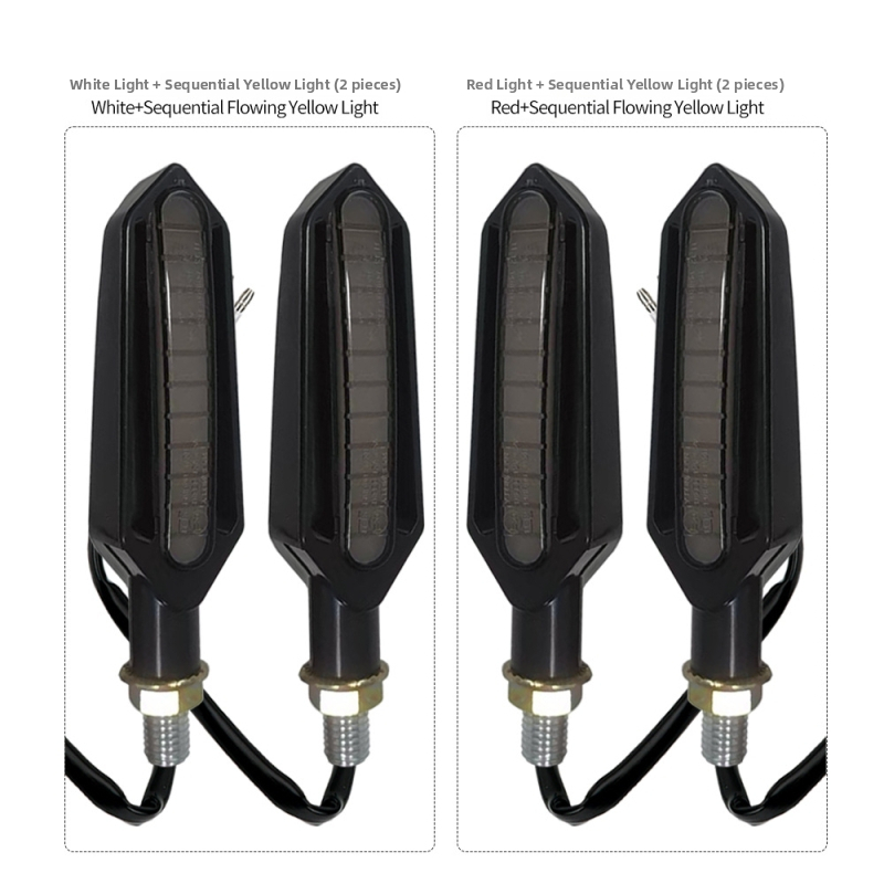 Yilongfan Y-A05-Y 24 LED dviejų spalvų LED signalas, 12V, 3000K