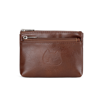 Iun novčanik za kovanice, PU materijal, jednobojni dizajn, gradski minimalistički stil, unisex