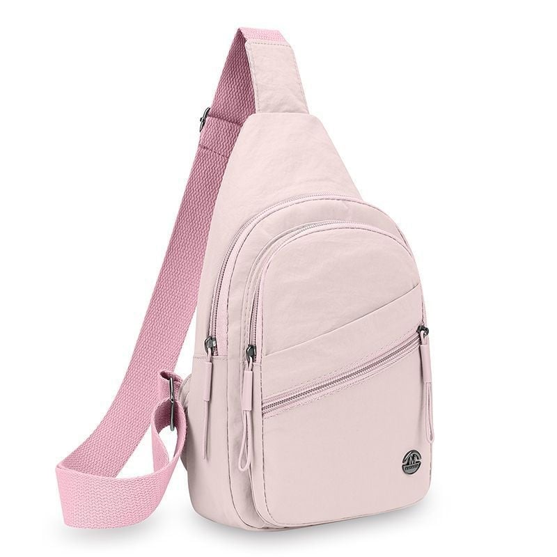 Női casual crossbody táska — poliészter, belső nylon bélés, záródás fedéllel, 2025 tavasz