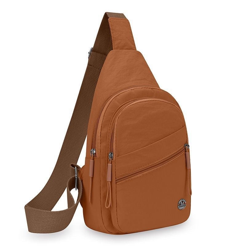 Női casual crossbody táska — poliészter, belső nylon bélés, záródás fedéllel, 2025 tavasz