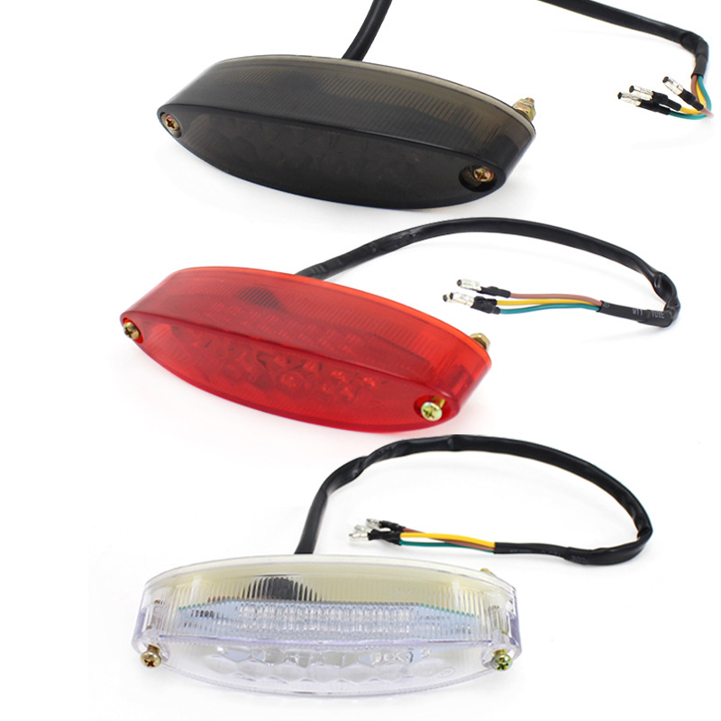 LED stražnja svjetiljka za motocikl, model 2003, 5W, 12V, ABS s metalnim nosačem