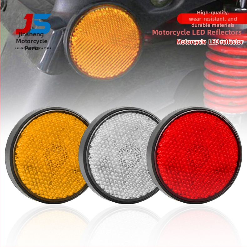 Motociklo LED apskrities reflektorius, atsparus vandeniui, 12V, 1,5W, tarnavimo laikas 50 000 valandų