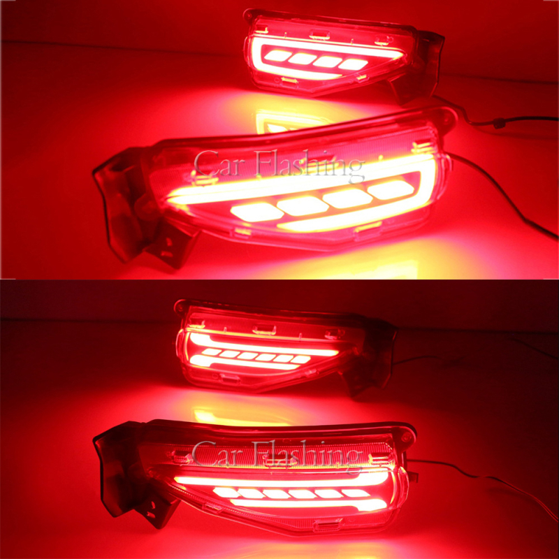 Toyota Fortuner 2016-2021 stražnja svjetla za maglu i LED stražnja svjetla, 12V, 5W, 500LM, ABS+LED