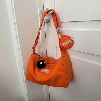 Ženska tote torba od Oxford tkanine, retro crossbody stil, svakodnevna torba preko ramena, srednja veličina, ljeto 2023