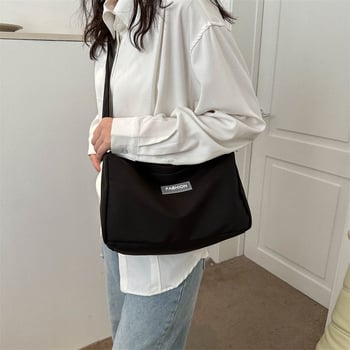 Ženska tote torba od Oxford tkanine, retro crossbody stil, svakodnevna torba preko ramena, srednja veličina, ljeto 2023