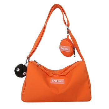 Ženska tote torba od Oxford tkanine, retro crossbody stil, svakodnevna torba preko ramena, srednja veličina, ljeto 2023
