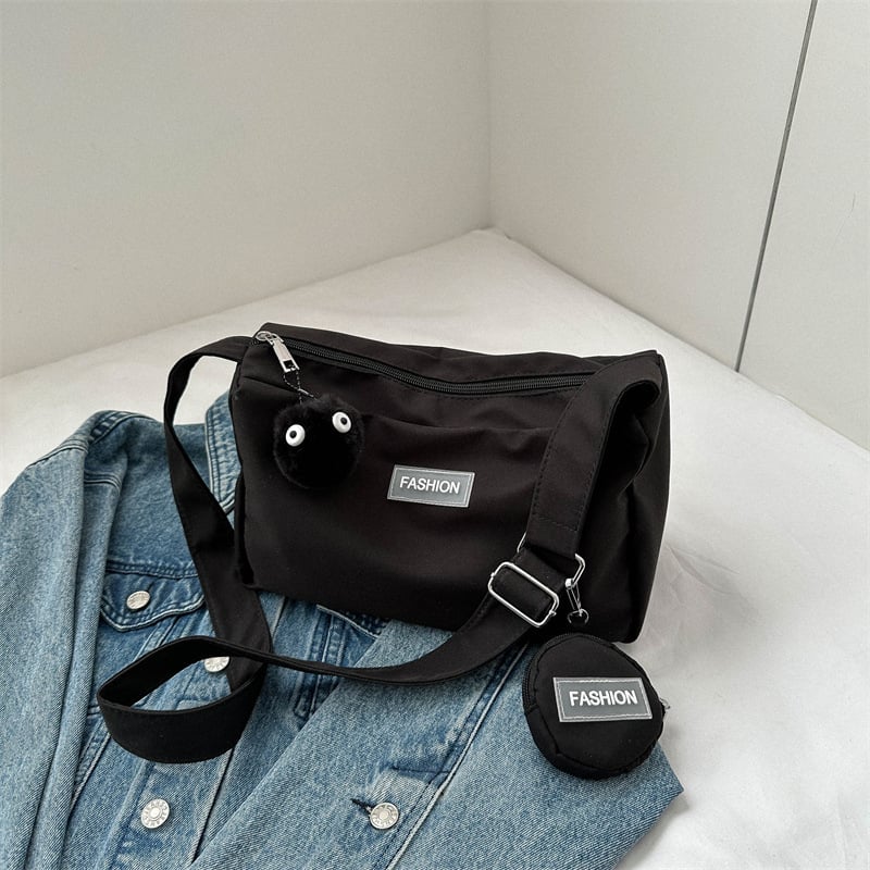 Ženska tote torba od Oxford tkanine, retro crossbody stil, svakodnevna torba preko ramena, srednja veličina, ljeto 2023