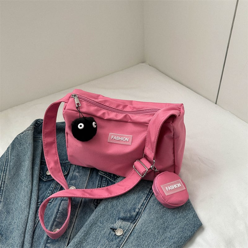 Ženska tote torba od Oxford tkanine, retro crossbody stil, svakodnevna torba preko ramena, srednja veličina, ljeto 2023