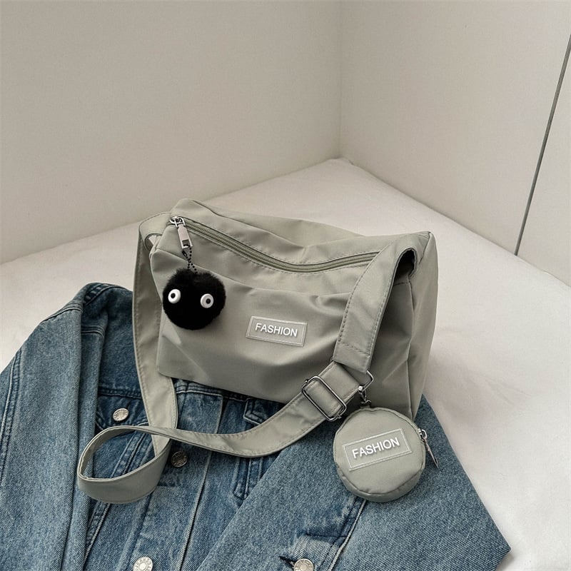 Ženska tote torba od Oxford tkanine, retro crossbody stil, svakodnevna torba preko ramena, srednja veličina, ljeto 2023