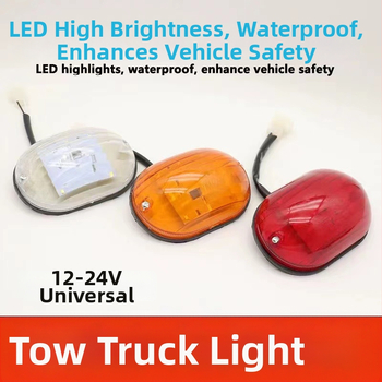 Kranų sunkvežimio indikatorinė šviesa Gy1001008, LED, 24V, ABS korpusas