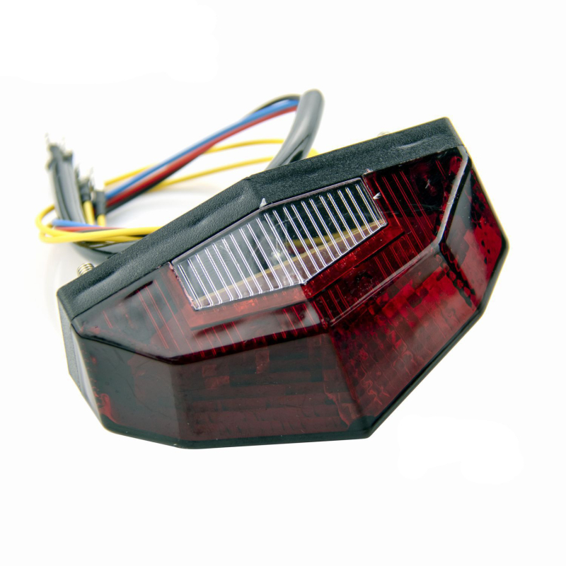 Universali skydelio formos LED stabdymo žibintas motociklams ir paspirtukams - MR31563, 12V, 2.5W, LED, 1800-2800K