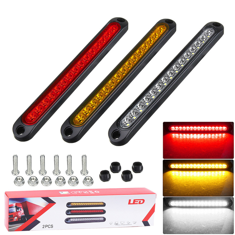 LED stražnja svjetla za kamione i prikolice, 15 LED, 12–24V, vijek trajanja 50.000 sati