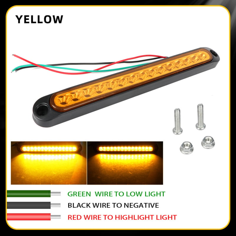 LED stražnja svjetla za kamione i prikolice, 15 LED, 12–24V, vijek trajanja 50.000 sati