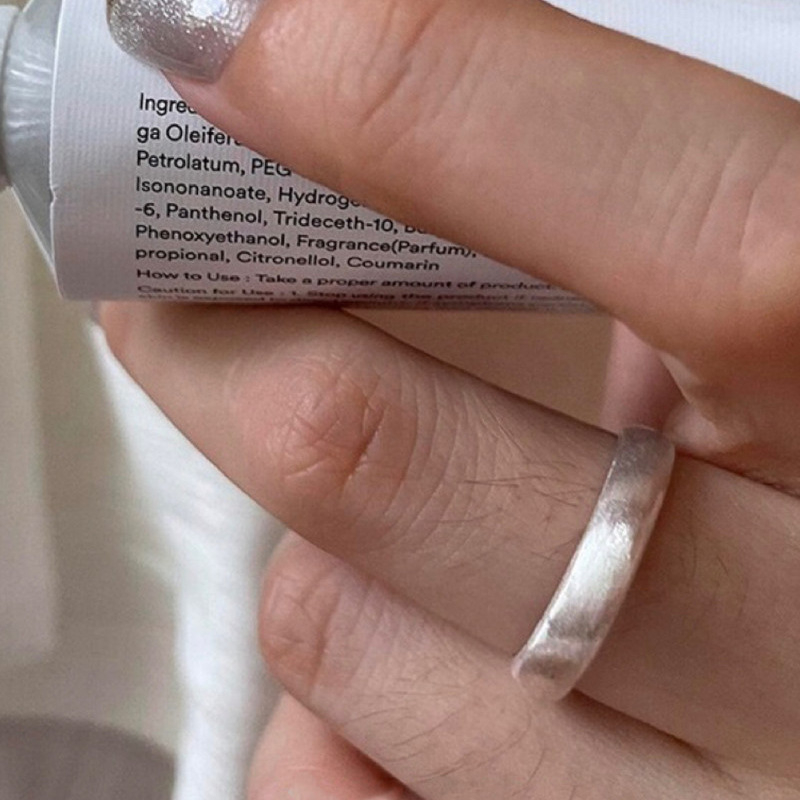 Inel din argint Sterling S925, geometric, pentru femei