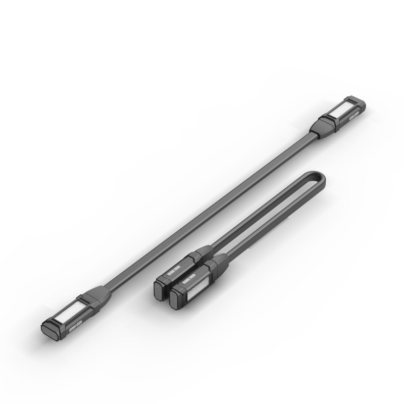 Punjava LED lampicu za vrat s magnetom za održavanje automobila – radna LED svjetiljka, 200/100/400 lm, 3.7V, 5W; materijal: aluminijska zlitina + ABS